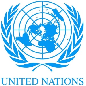 UN logo - flat Earth pic